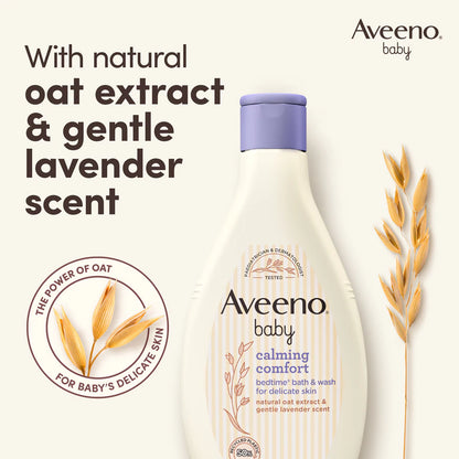 Aveeno Baby Calming Comfort Bedtime Bath & Wash - 250ml