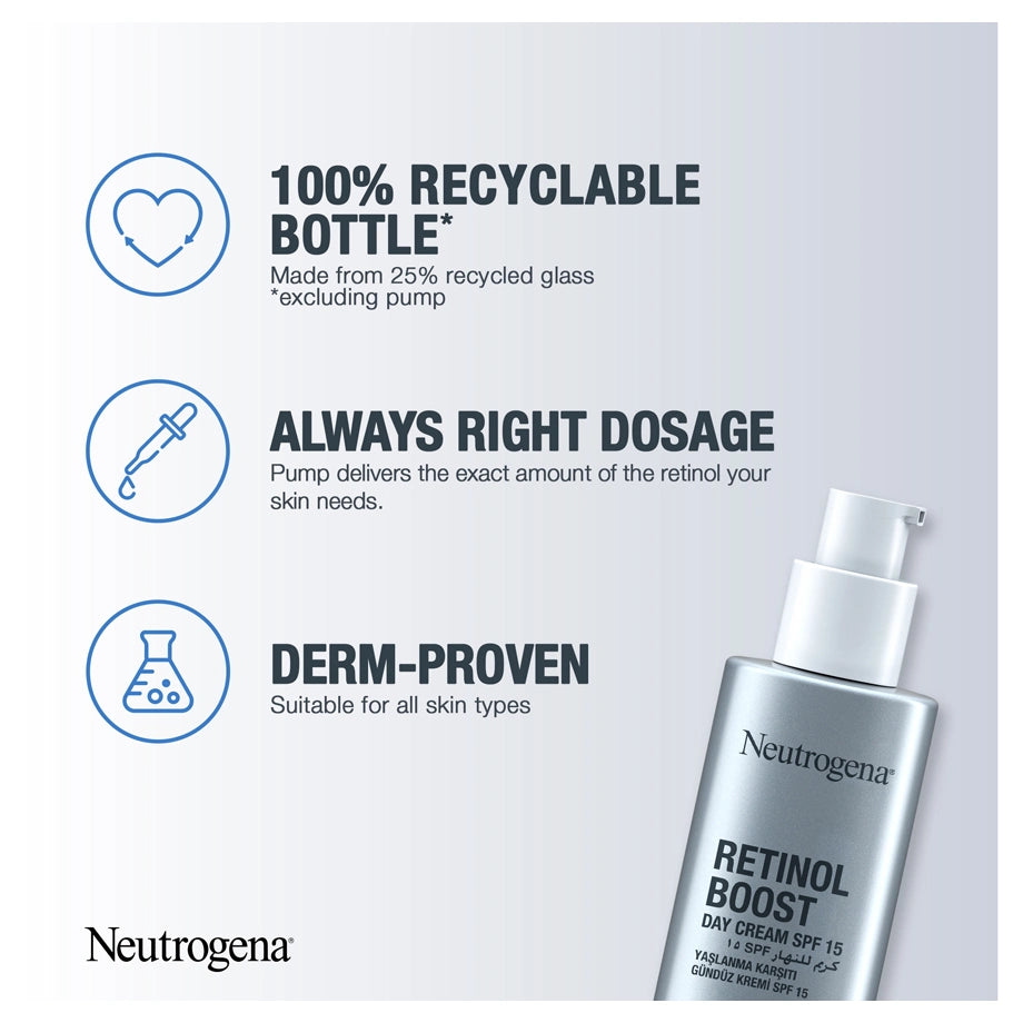Neutrogena Retinol Boost Day Cream SPF 15 50ml