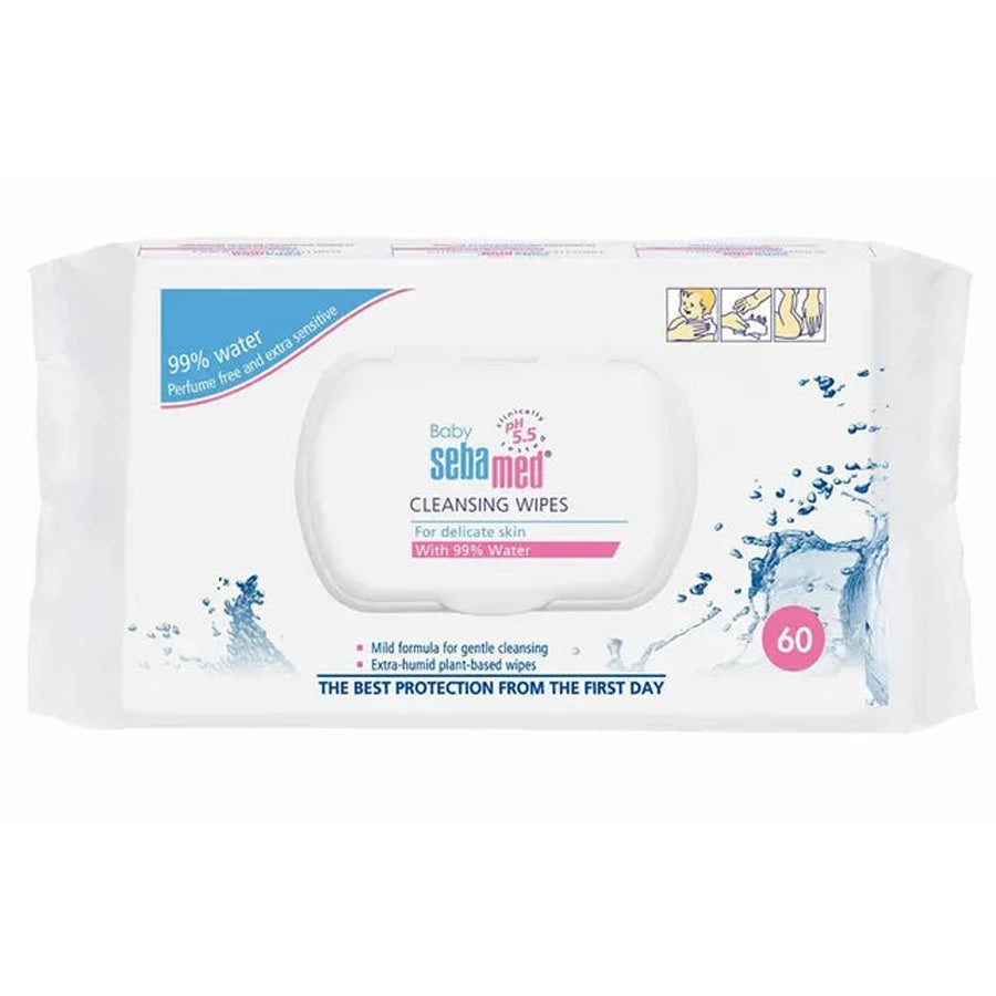 Sebamed - Baby Wipes With 99% Water 60's