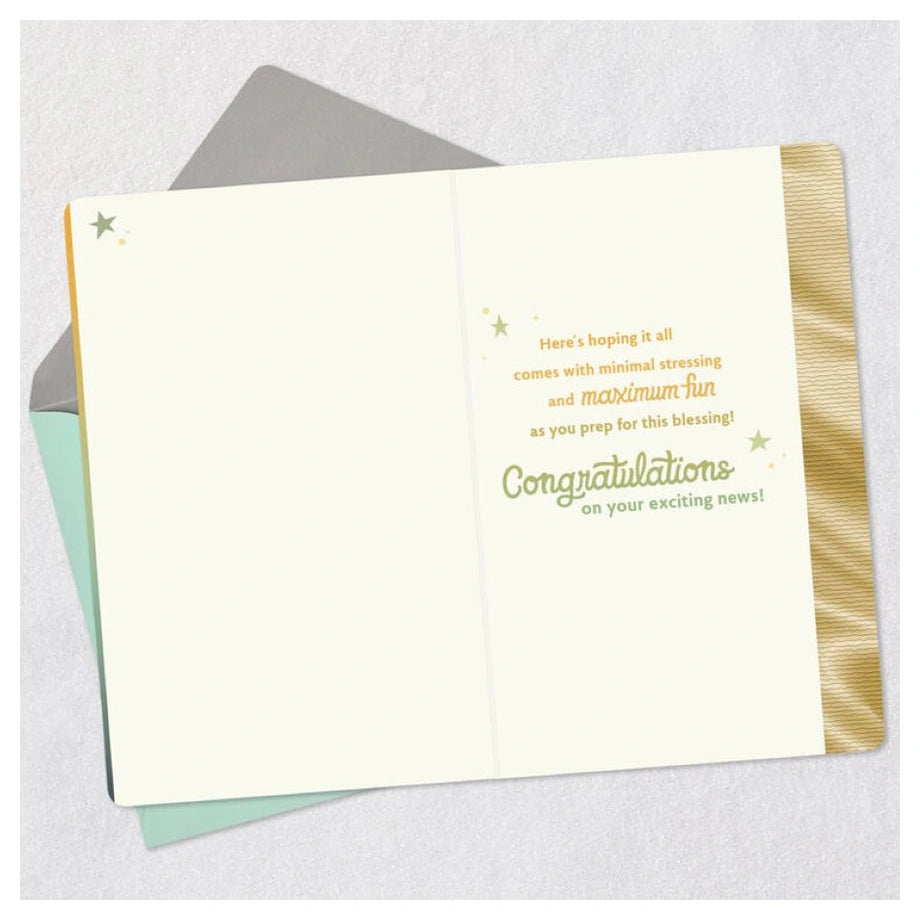 Hallmark A New Baby Is on the Way Pregnancy Congratulations Card