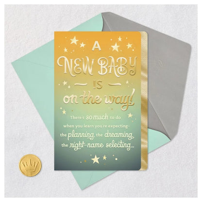 Hallmark A New Baby Is on the Way Pregnancy Congratulations Card