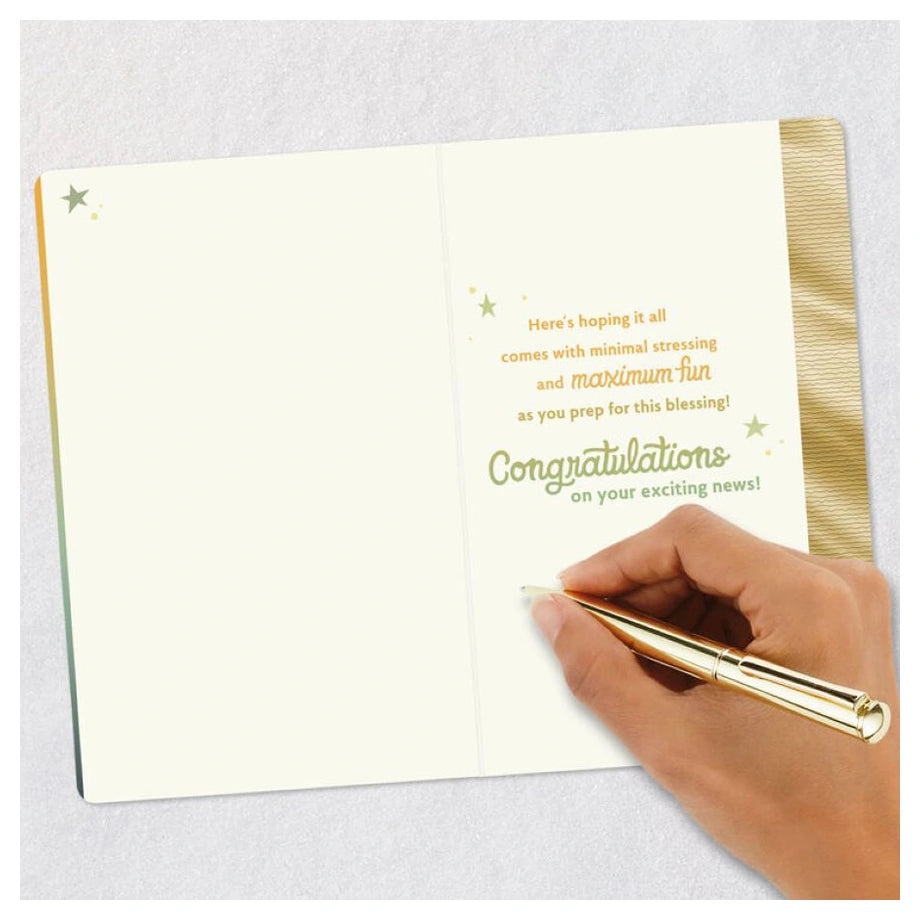 Hallmark A New Baby Is on the Way Pregnancy Congratulations Card