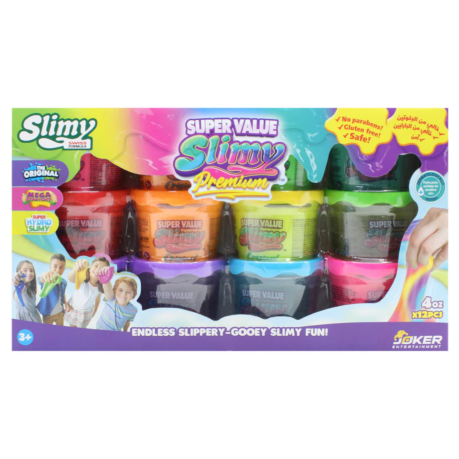 Slimy Super Value Slimy 4Oz (112G) 12 Pack
