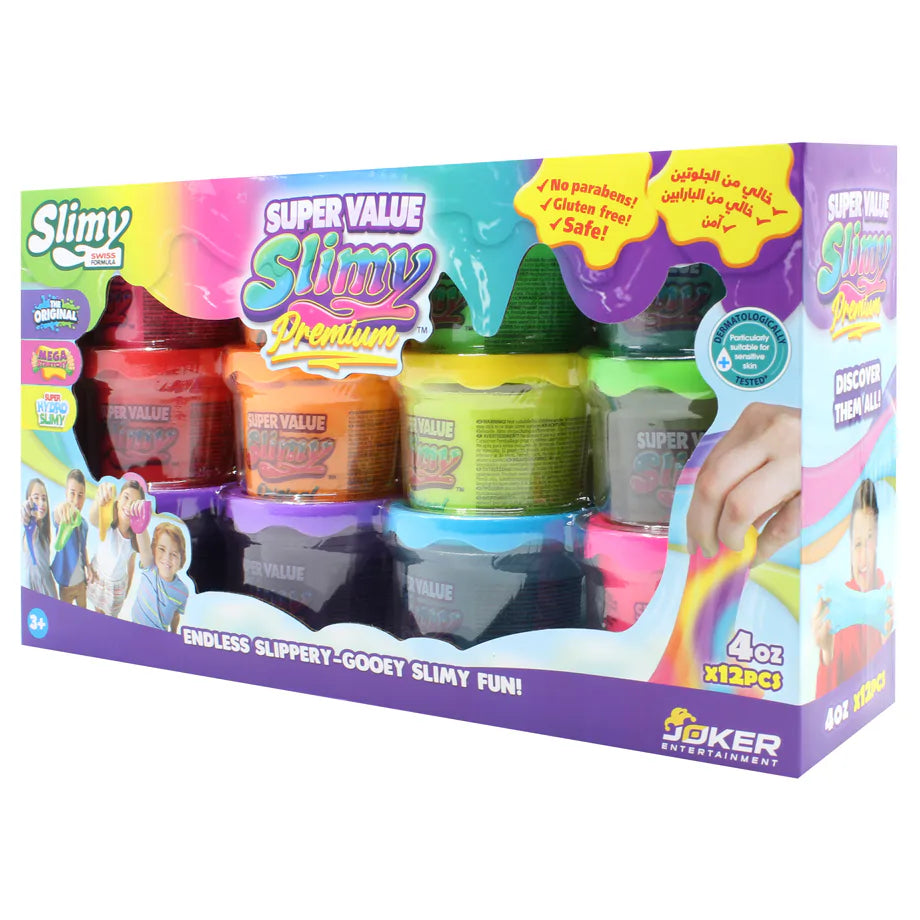 Slimy Super Value Slimy 4Oz (112G) 12 Pack