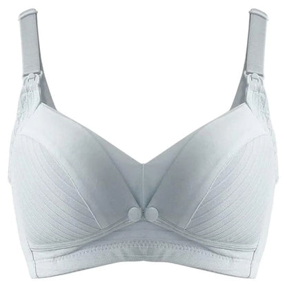 Okus Comfy Cotton Maternity & Nursing Bra - Light Grey