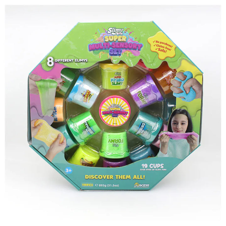 Slimy Super Multi-Sensory Set 2 Oz (56?G) Octagon, 19-Piece Unit Pack