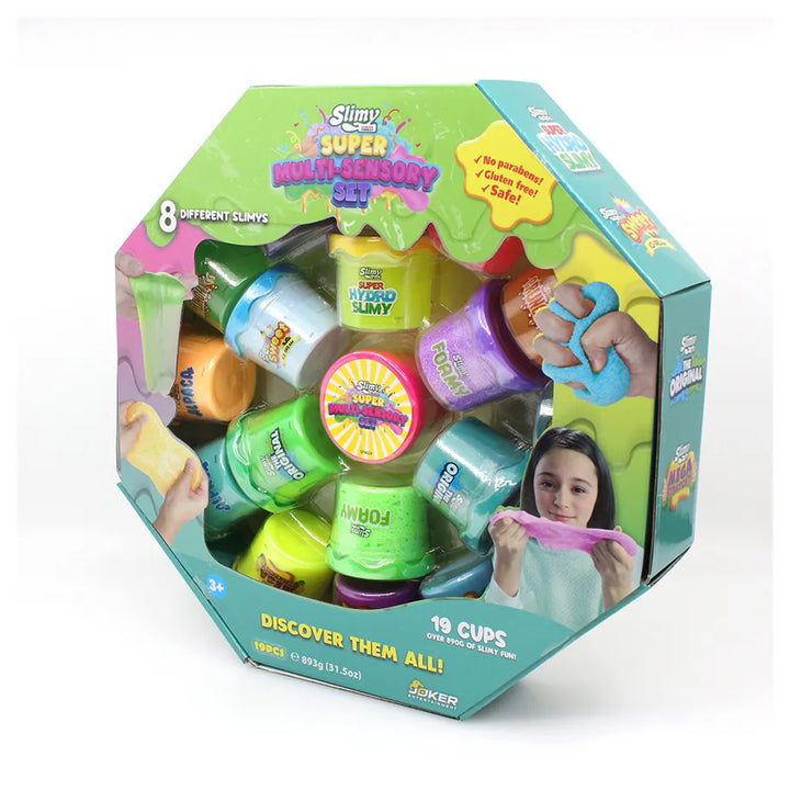 Slimy Super Multi-Sensory Set 2 Oz (56?G) Octagon, 19-Piece Unit Pack
