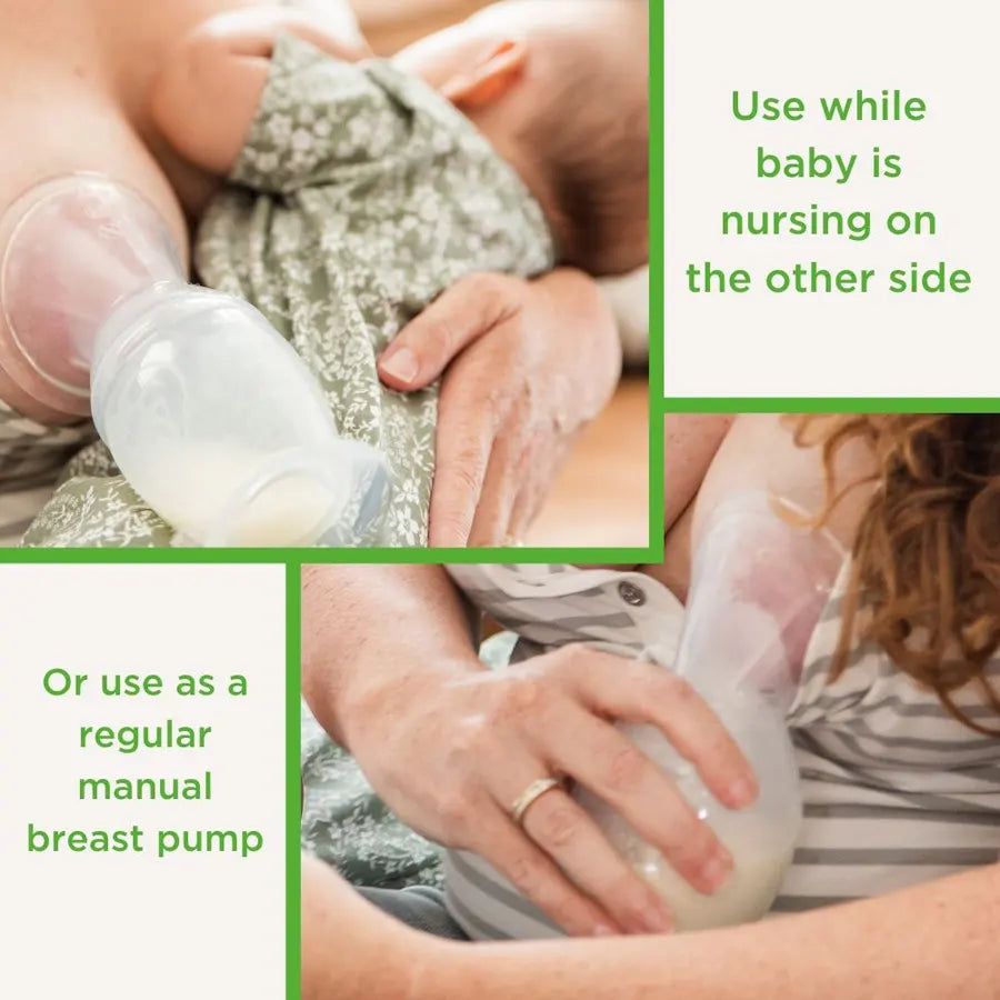 Haakaa Silicone Breast Pump with Suction Base & Silicone Cap 150ml