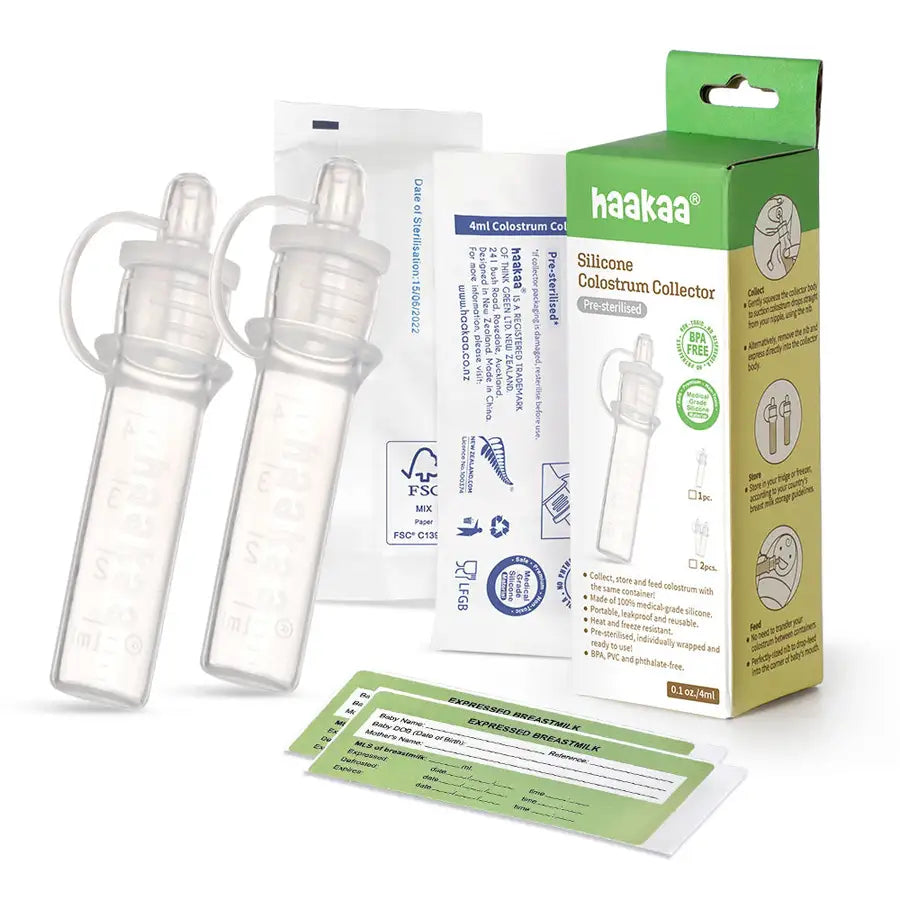 Haakaa - Silicone Colostrum Collector x 2 (Pre-Sterilised)