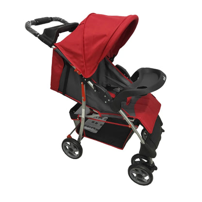 Moon Bezik - One Fold Stroller (Fire Red)