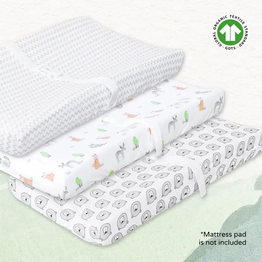 Moon - Changing Pad Cover (Pack of 3)