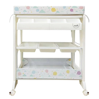 Moon Changing Table - Flying Rabbits (82 x 52 x 102 cm)