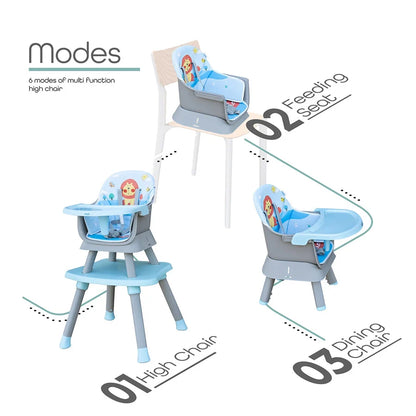 Moon High Chair (Blue)