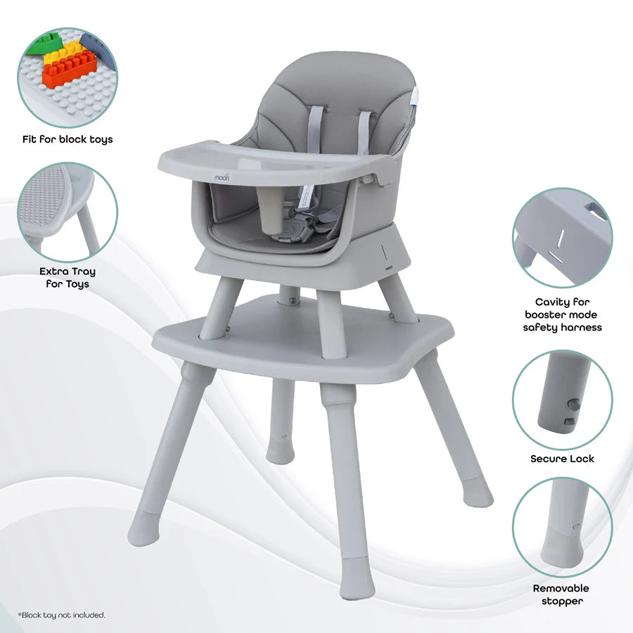 Moon - High Chair (Grey)