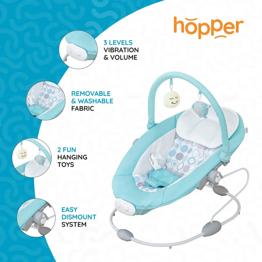 Moon - Hopper Baby Bouncer  (Blue)