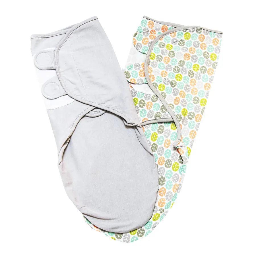 Moon Organic Swaddler Pack of 2 (Grey)