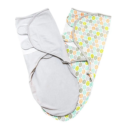 Moon Organic Swaddler Pack of 2 (Grey)