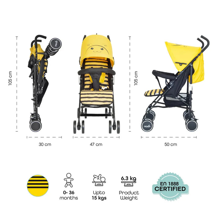 Moon - Safari - Stroller Character - Bee