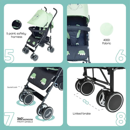 Moon Safari Stroller - Character - Dino