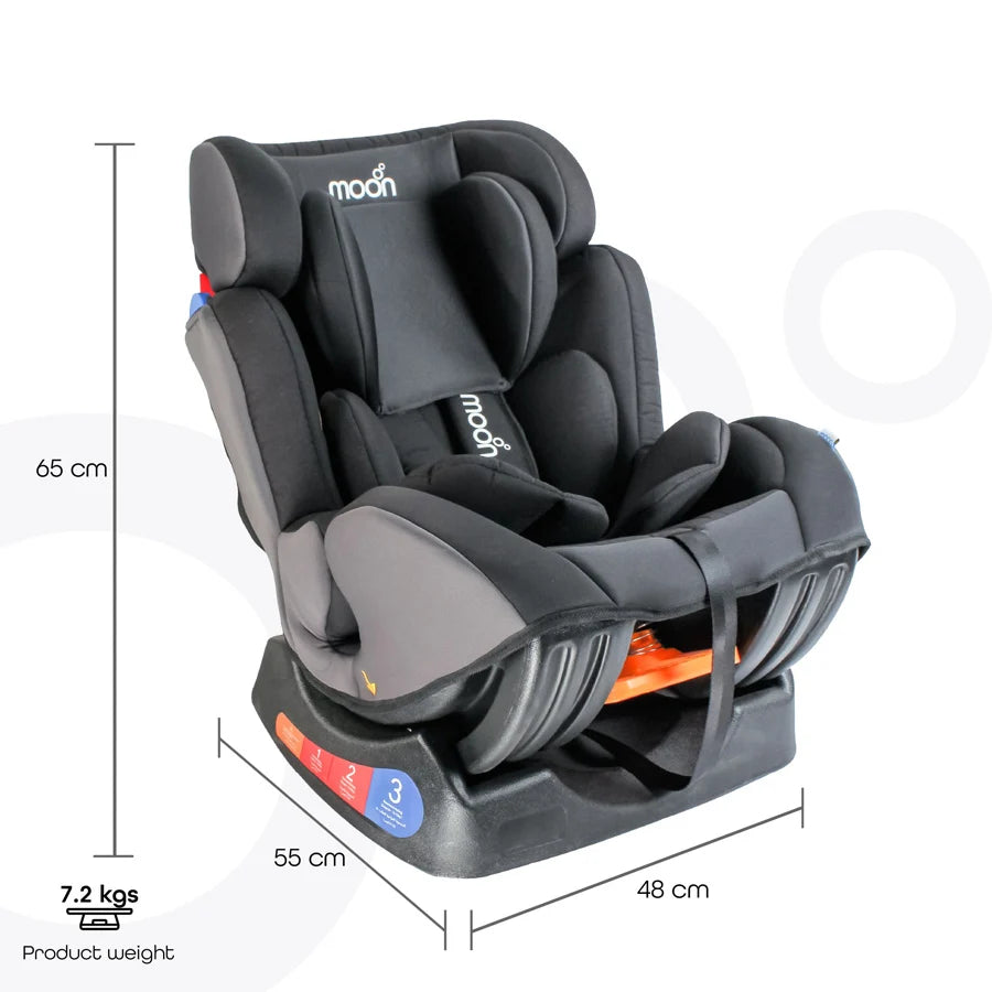 Moon - Sumo Baby/Infant Car Seat (Group 0,1,2) Ash Grey