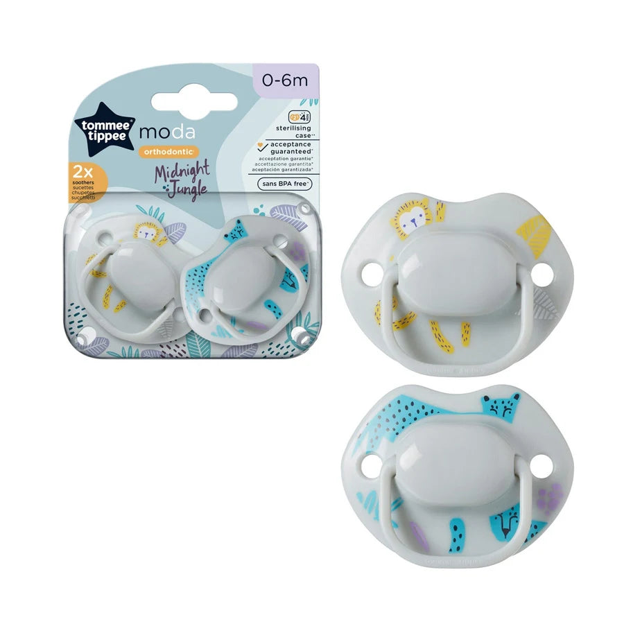 Tommee Tippee  Moda Soother Pack of 2 (0-6M)