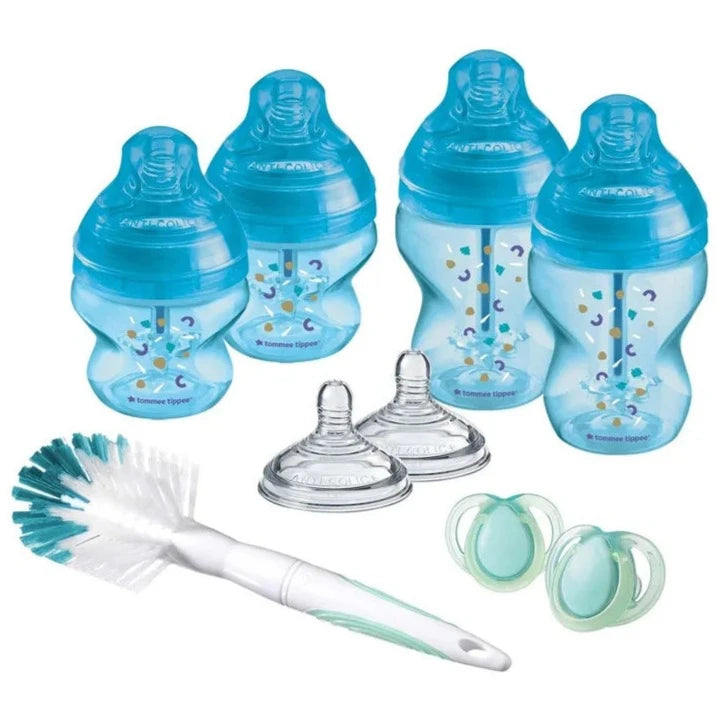 Tommee Tippee Advanced Anti-Colic Starter Bottle Kit (Blue)