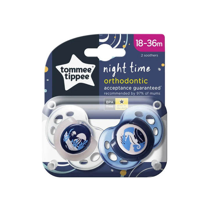 Tommee Tippee Night Time Soother, Pack of 2, (18-36  months)