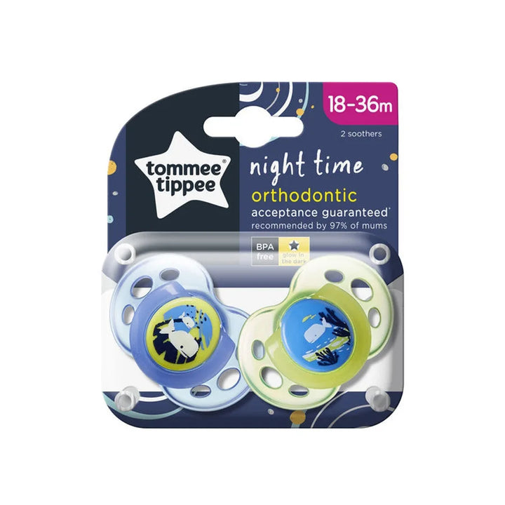 Tommee Tippee Night Time Soother, Pack of 2, (18-36  months)