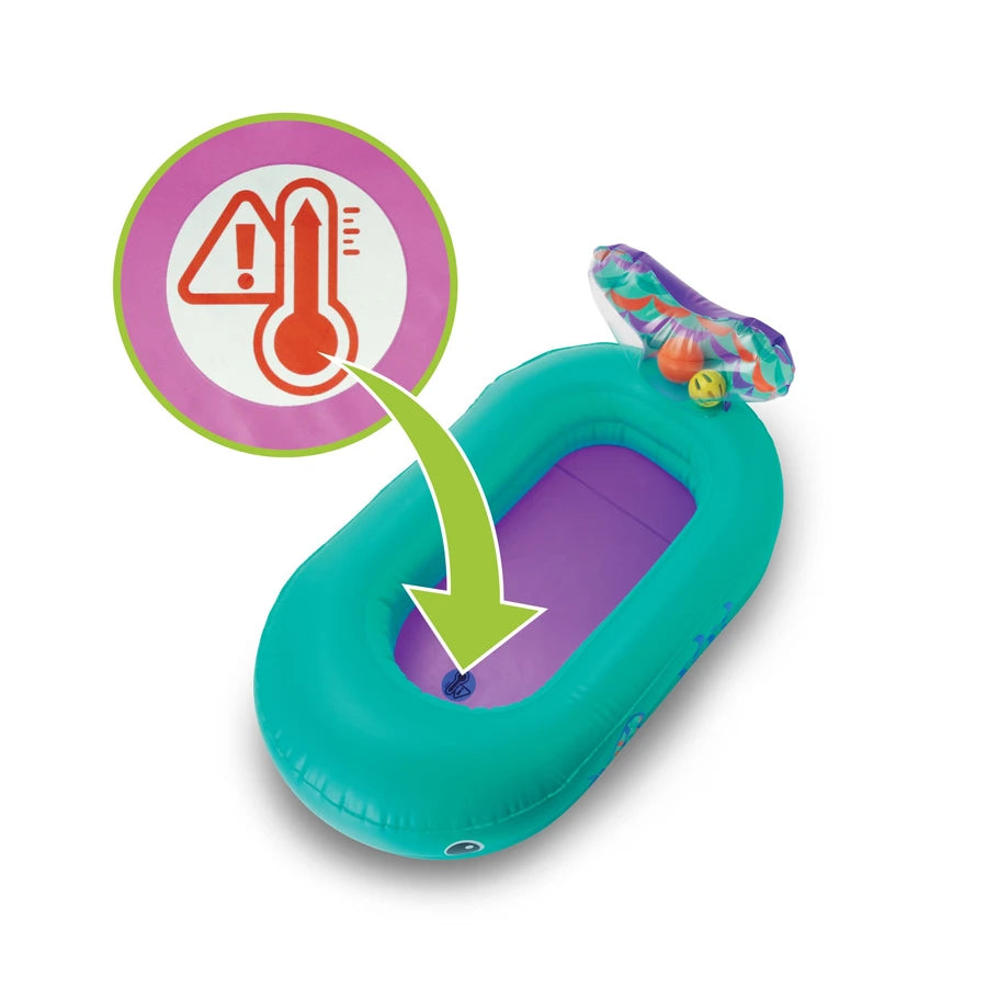 Whale Bubble Bath with Temperature Sensor Inflatable Bath Tub