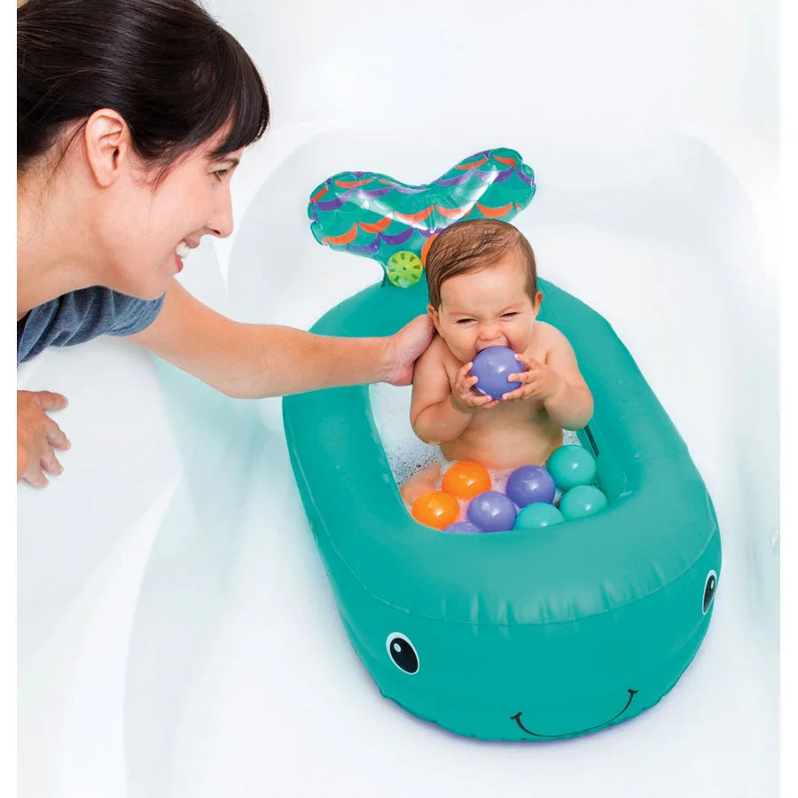 Whale Bubble Bath with Temperature Sensor Inflatable Bath Tub