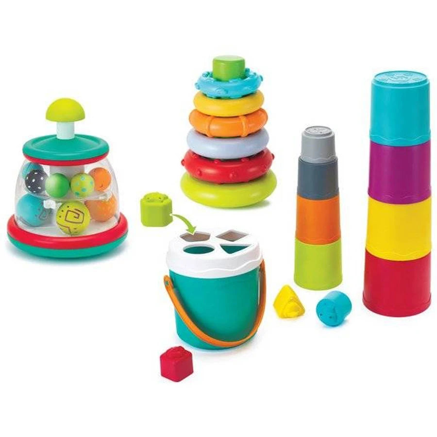 Infantino 3 in 1 Stack, Sort Spin Activity Set Infantino 3 in 1 Stack, Sort Spin Activity Set