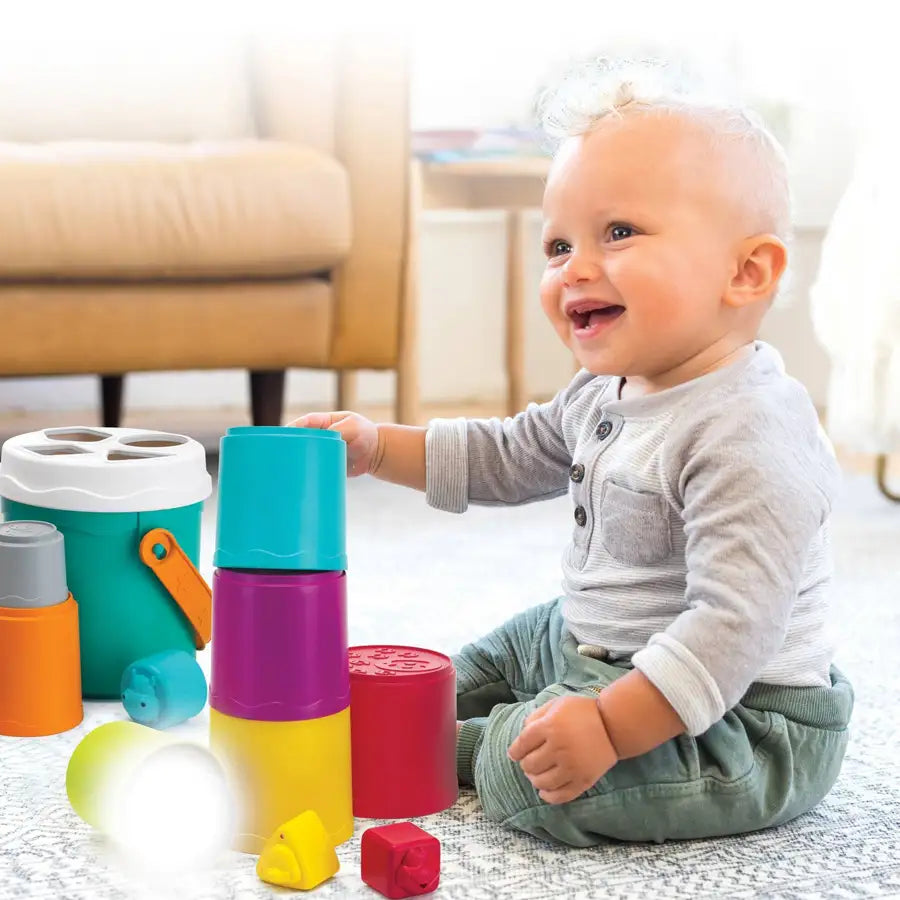 Infantino 3 in 1 Stack, Sort Spin Activity Set Infantino 3 in 1 Stack, Sort Spin Activity Set