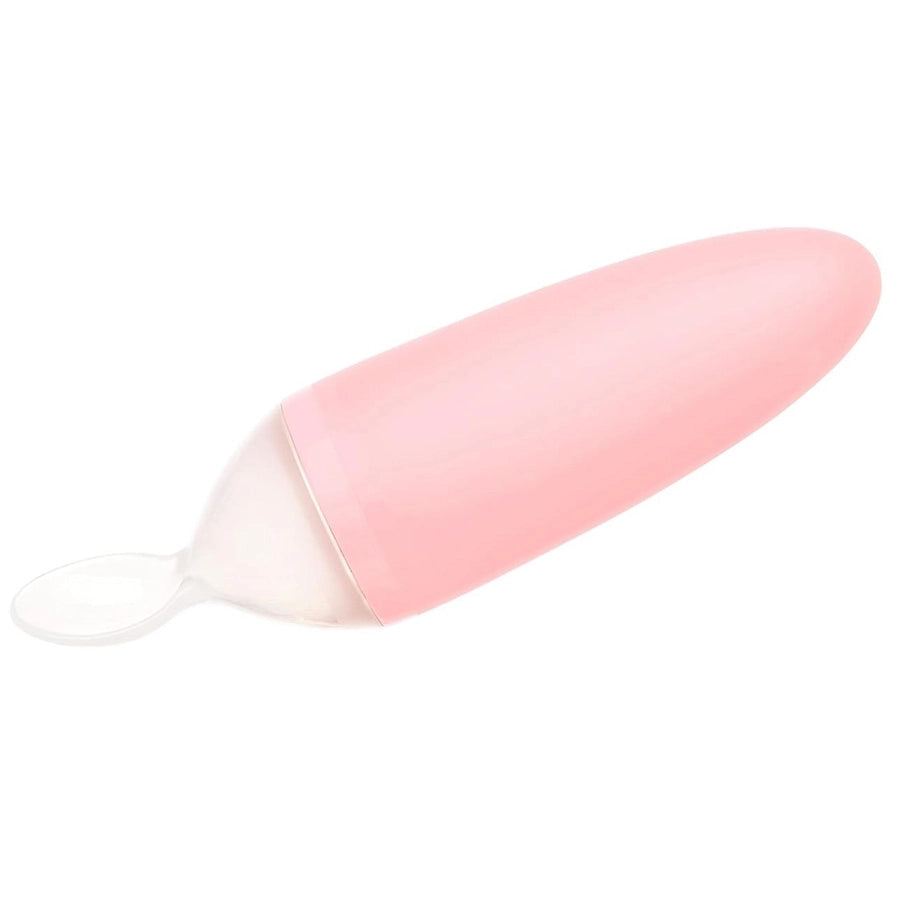 Boon - Squirt Silicone Baby Food Dispensing Spoon (Light Pink)