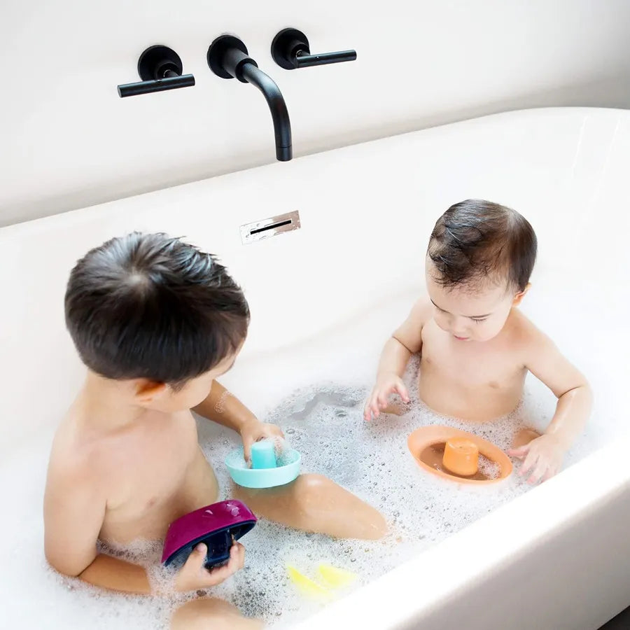 Boon Fleet Stacking Boats Bath Toy - Multicolor Boon Fleet Stacking Boats Bath Toy - Multicolor