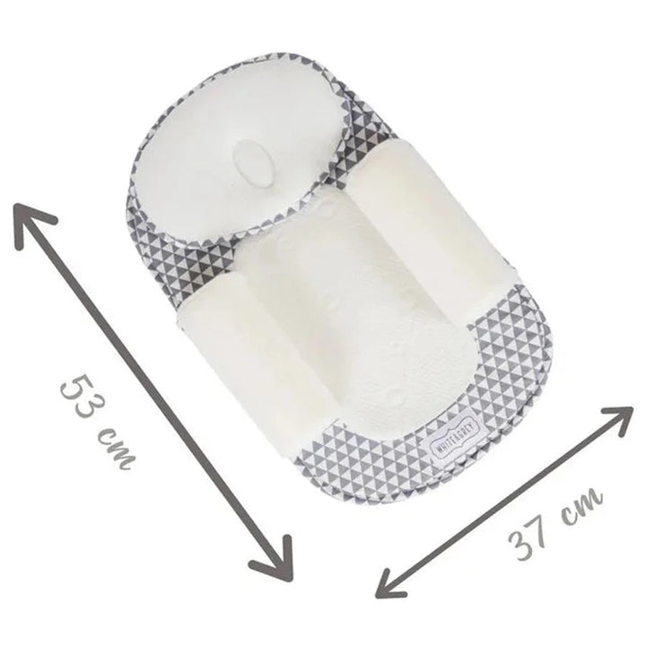 White & Grey Baby Cosy Sleep - Triangle