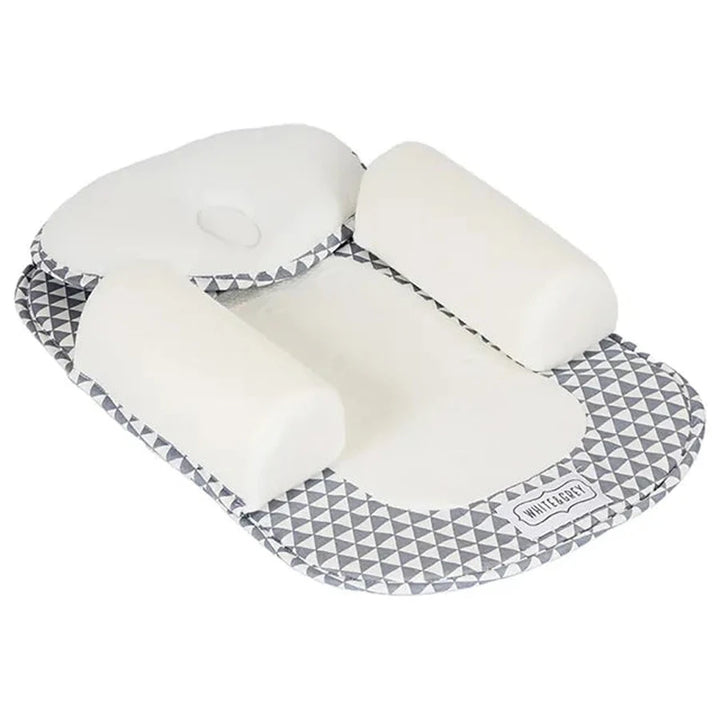 White & Grey Baby Cosy Sleep - Triangle