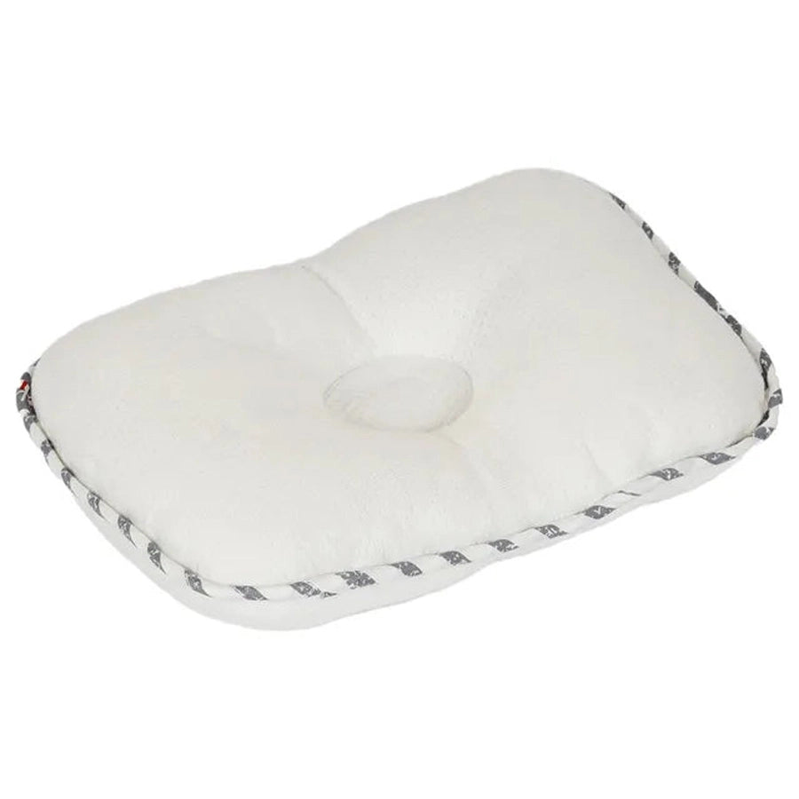 White & Grey Bamboo Cushioned Pillow - Anchor