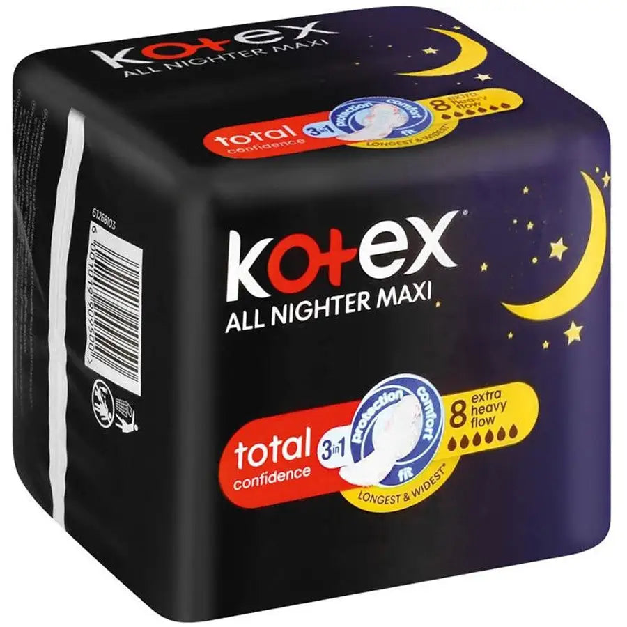 Kotex Maxi Night Thick (1 Pack of 8 Pads)