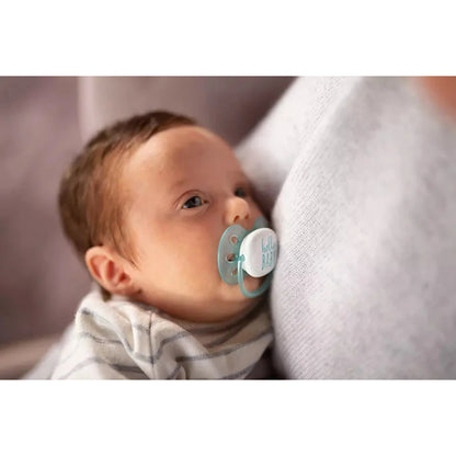 Philips Avent Silicone Soother Soft 0-6m Boy Deco (Pack of 2) - SCF222/01