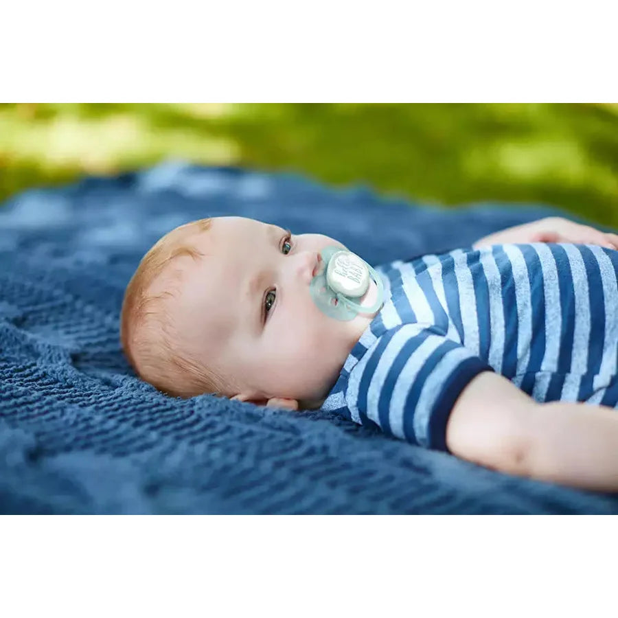 Philips Avent Silicone Soother Soft 0-6m Boy Deco (Pack of 2) - SCF222/01