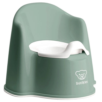 BabyBjörn Potty Chair (Deep Green/White)