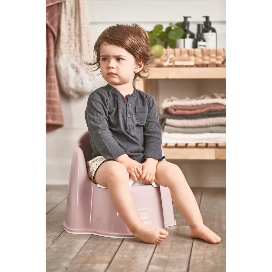 BabyBjorn  Potty Chair (Powder Pink/White)