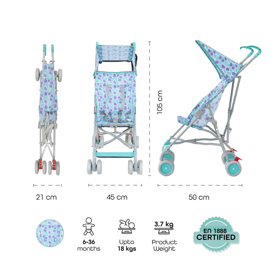 Moon - Jet-Light Weight/Compact Fold Buggy Stroller
