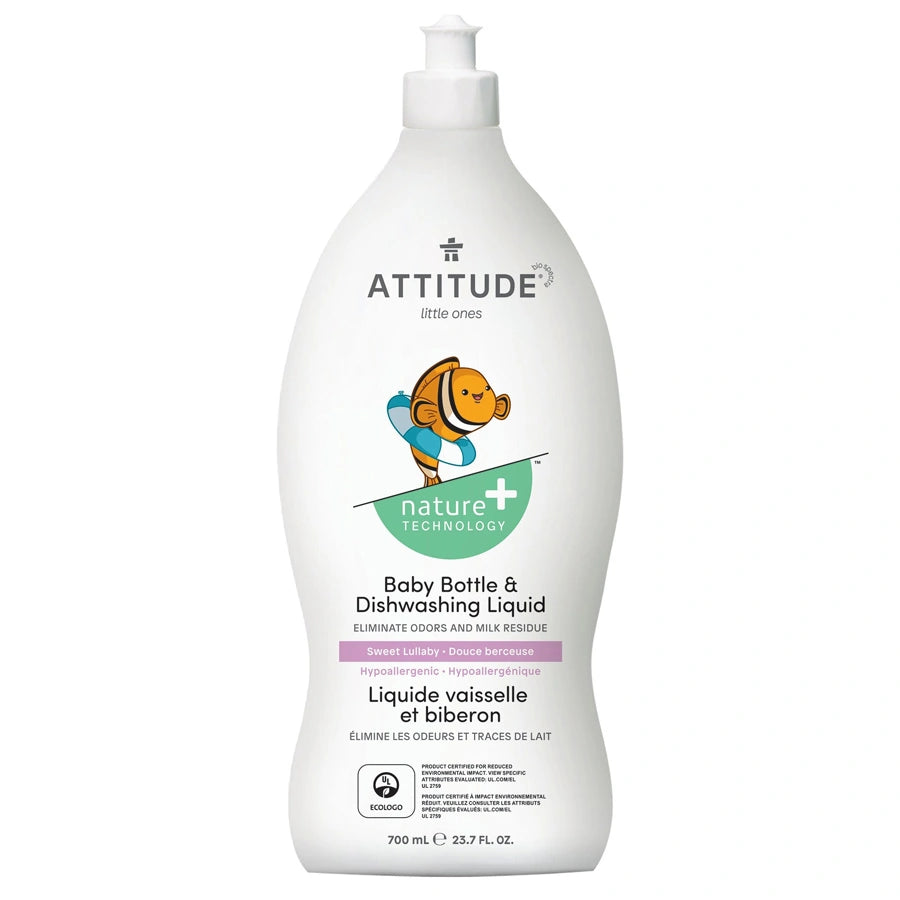 Attitude - Baby Bottle Dishwashing Liquid - Sweet Lullaby 700ml