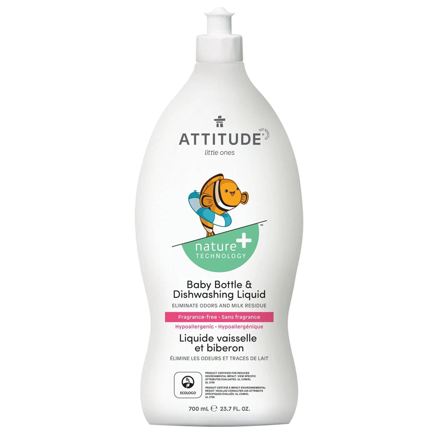 Attitude - Baby Bottle Dishwashing Liquid 700ml