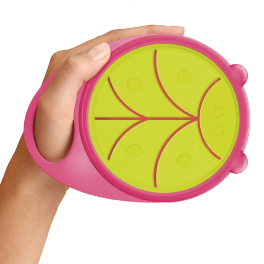 Brother Max Easy-Hold Snack Pot Bowl (Pink/ Green)