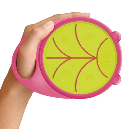 Brother Max Easy-Hold Snack Pot Bowl (Pink/ Green)