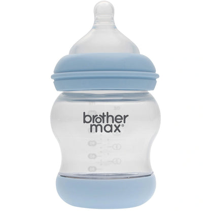 Brother Max PP Anti-Colic Feeding Bottle 160ml/5oz + S Teat (Blue)