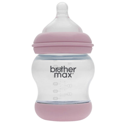 Brother Max PP Anti-Colic Feeding Bottle 160ml/5oz + S Teat (Pink)