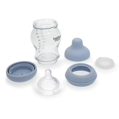 Brother Max PP Anti-Colic Feeding Bottle 240ml/8oz + M Teat (Blue)